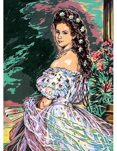 Canevas : 45x60 cm, Sissi