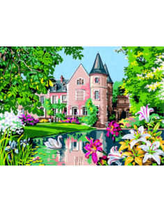 Canevas : 45x60 cm, La maison du pécheur