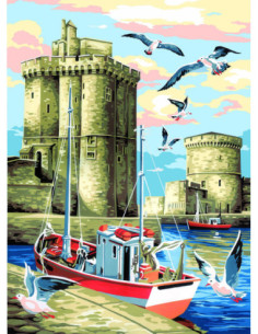 Canevas : 45x60 cm, La rochelle