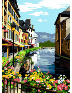 Canevas : 45x60 cm, Annecy