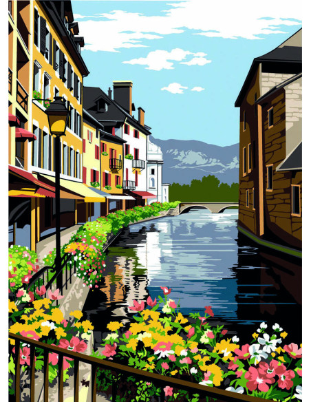 Canevas : 45x60 cm, Annecy
