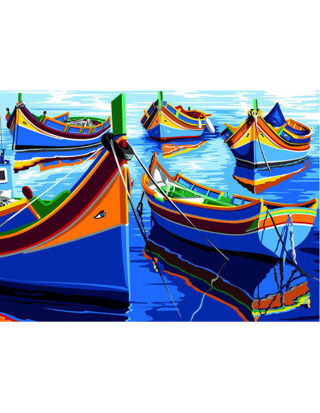 Canevas : 45x60 cm, Luzzu