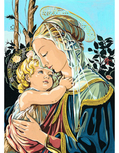 Canevas : 45x60 cm, Canevas madone