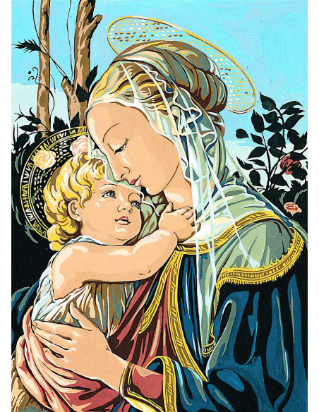 Canevas : 45x60 cm, Canevas madone