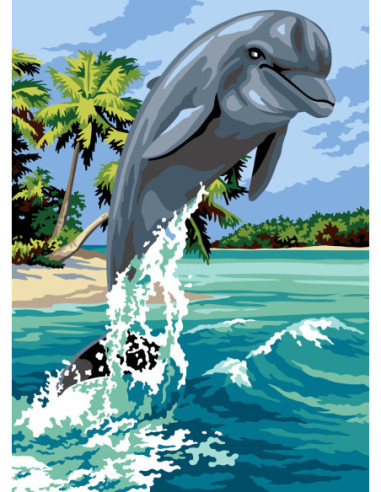 Canevas : 45x60 cm, N20 - près des îles