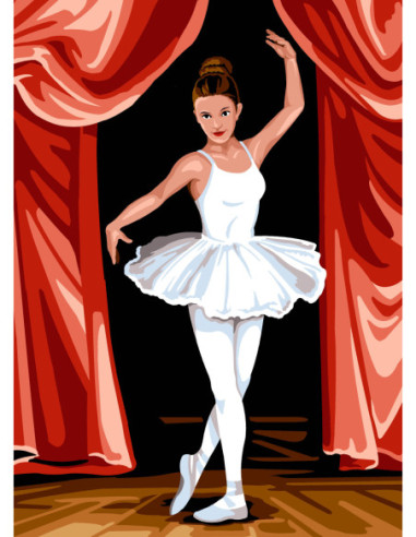 Canevas : 45x60 cm, N20 - petits pas