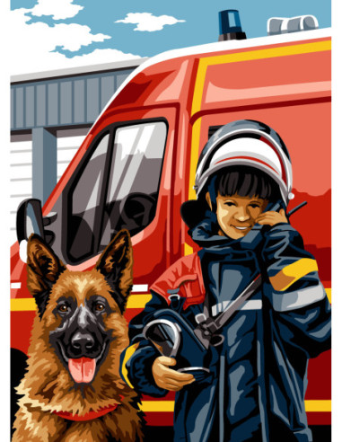 Canevas : 45x60 cm, N21 - quand je serais grand