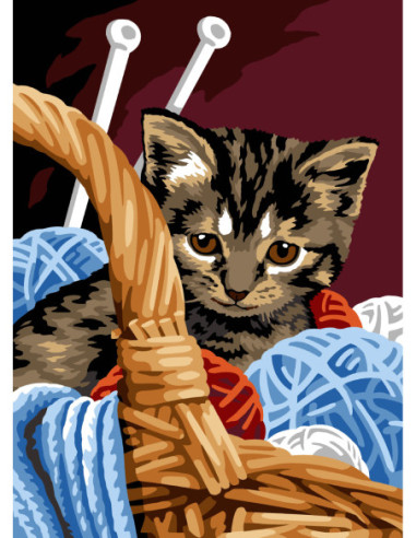 Canevas : 45x60 cm, N23 - petite laine