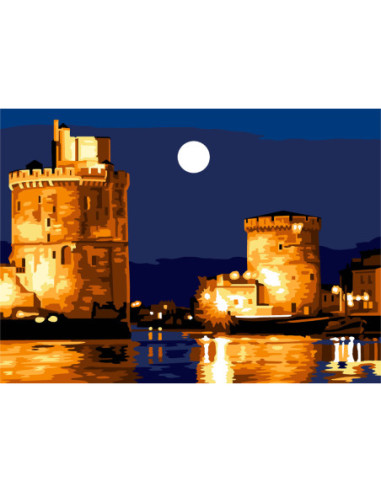 Canevas : 45x60 cm, N23 - la rochelle