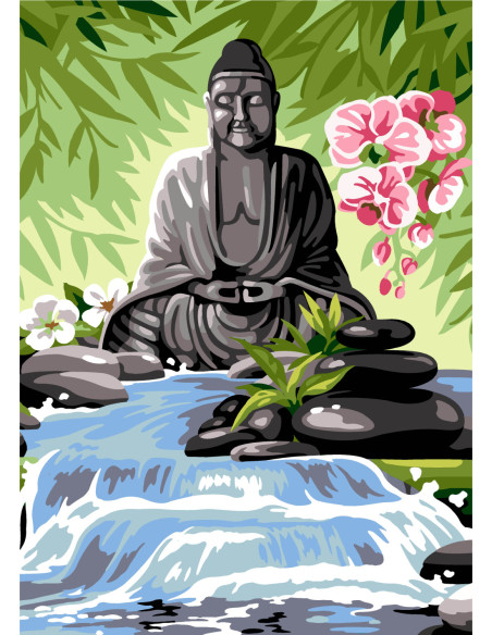 Canevas : 45x60 cm, N24 - remous