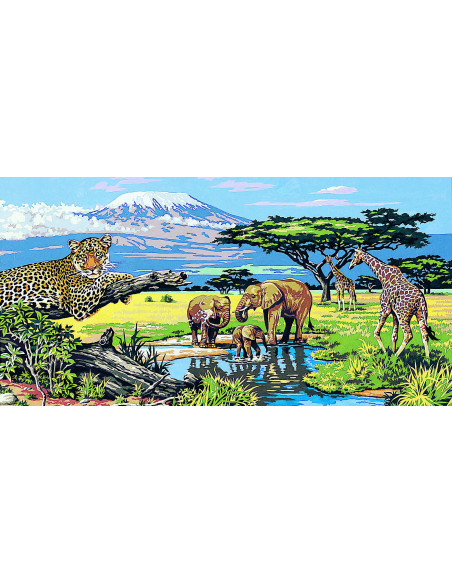 Canevas : 65x120 cm, Kilimandjaro