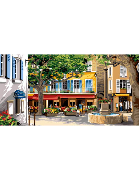 Canevas : 65x120 cm, N21 - la place