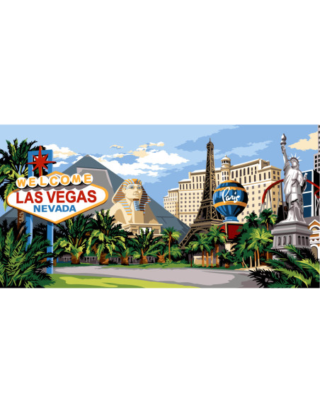 Canevas : 65x120 cm, N22 - Las Vegas