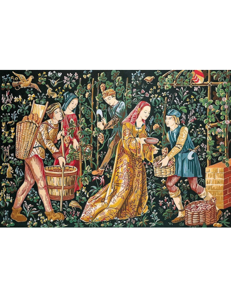 Canevas : 100x135 cm, les vendanges