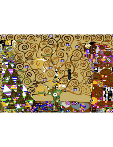 Canevas : 100x135 cm, L'arbre de vie- se