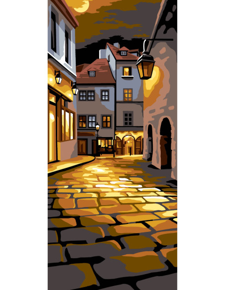 Canevas : 70x40 cm, N22 - jeux de lumière