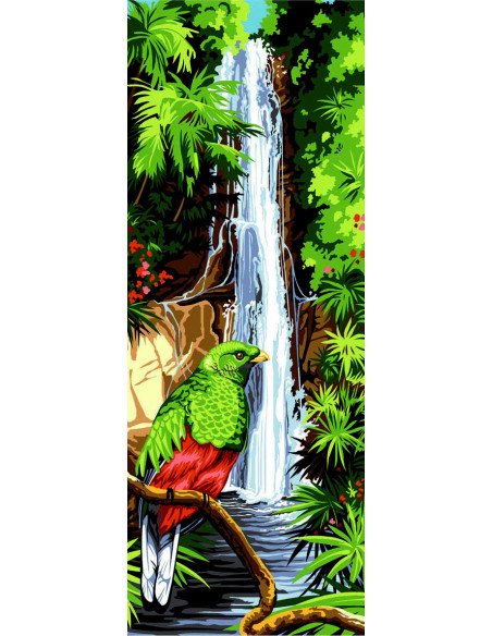 Canevas : 25x60 cm, Quetzal