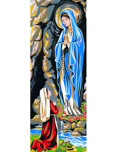 Canevas : 25x60 cm, Canevas lourdes