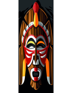 Canevas : 25x60 cm, N17-masque