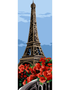 Canevas : 25x60 cm, N20 - vue du balcon