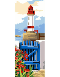 Canevas : 25x60 cm, N22 - portillon