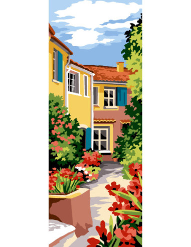 Canevas : 25x60 cm, N23 - l'impasse