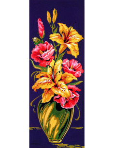 Canevas : 25x60 cm, antique