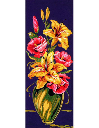 Canevas : 25x60 cm, antique