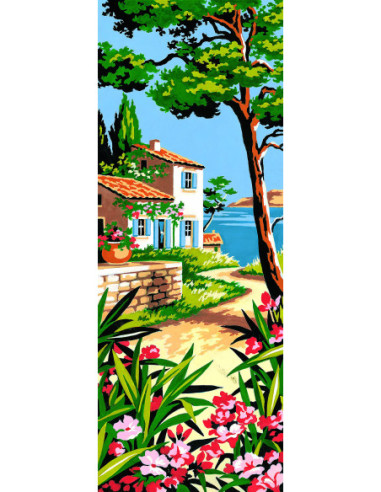 Canevas : 25x60 cm, sud