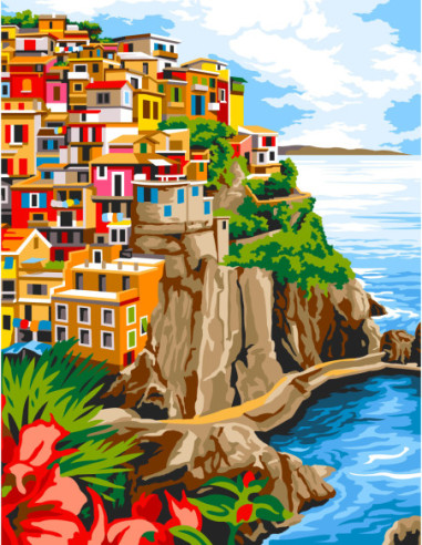Canevas : 60x80 cm, N20 - portofino