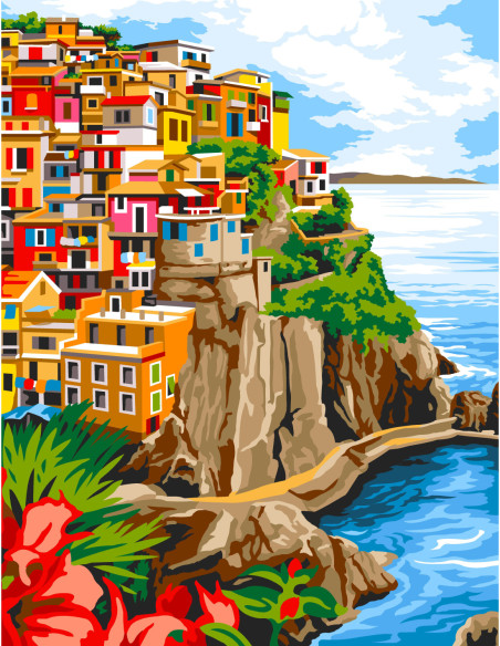 Canevas : 60x80 cm, N20 - portofino