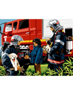 Canevas : 60x80 cm, N21 - mes héros