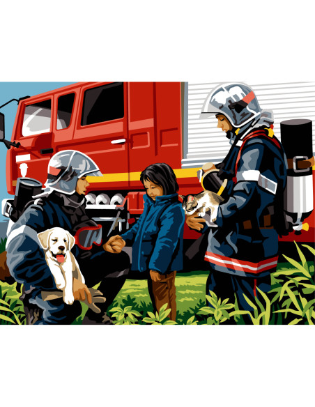 Canevas : 60x80 cm, N21 - mes héros