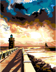 Canevas : 60x80 cm, N22 - pénombre