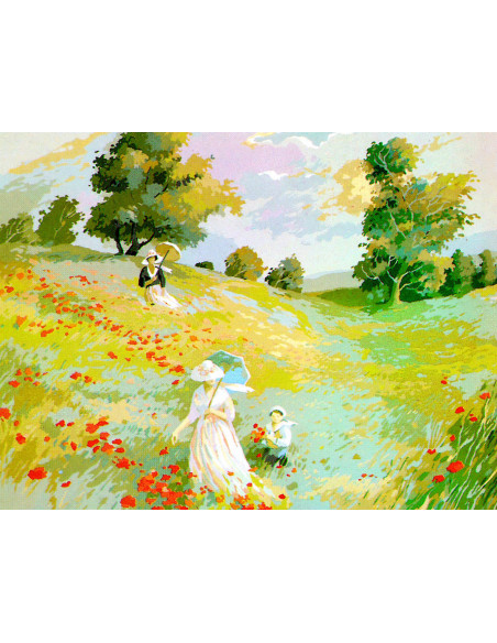 Canevas : 60x80 cm, promenade