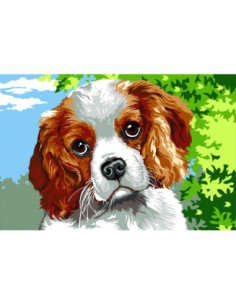 Canevas : 30x40 cm, tendresse