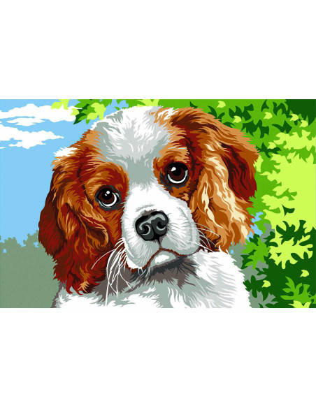 Canevas : 30x40 cm, tendresse