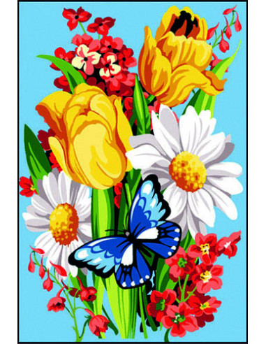 Canevas : 30x40 cm, virevolte