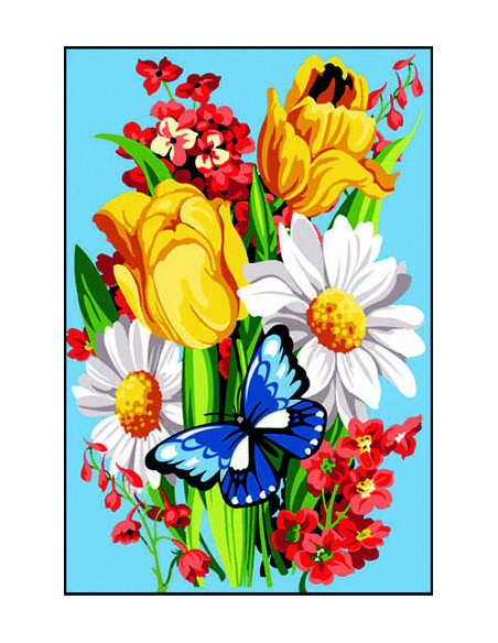 Canevas : 30x40 cm, virevolte