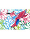 Canevas : 30x40 cm,N21 - colibri