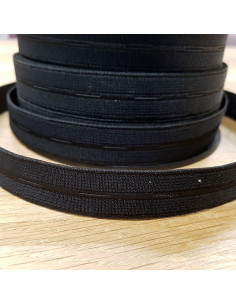 Élastique boutonnière, 20mm, noir