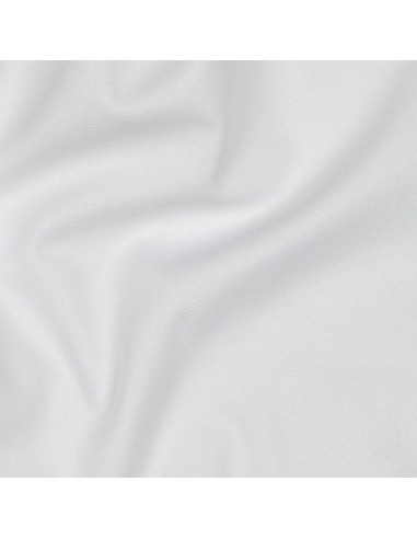 Tissu, Canvas Uni, Blanc, Laize 140 cm, 100% Coton 322g/m²
