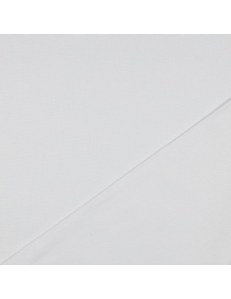 Tissu, Canvas Uni, Blanc, Laize 140 cm, 100% Coton 322g/m²