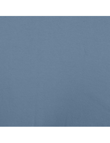 Tissu, Molleton Épais Uni, Bleu Jean Clair, Laize 150 cm, 70% Coton 30% Polyester 280g/m²