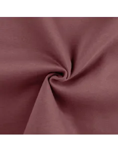 Tissu, Sweat Épais Uni, Bois de Rose, Laize 150 cm, 70% Coton 30% Polyester 280g/m²