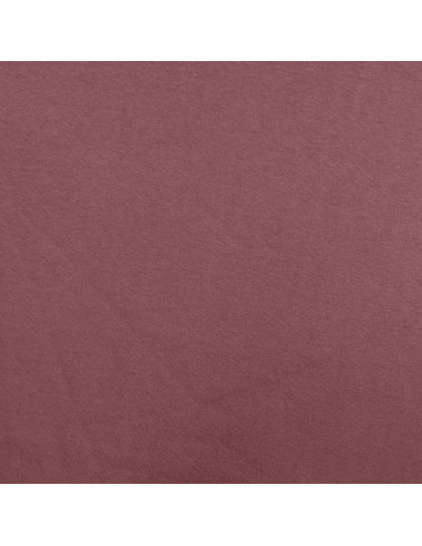 Tissu, Sweat Épais Uni, Bois de Rose, Laize 150 cm, 70% Coton 30% Polyester 280g/m²