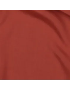 Tissu, Viscose Unie, Terracotta, Laize 142 cm, 100% Viscose 110g/m² 2
