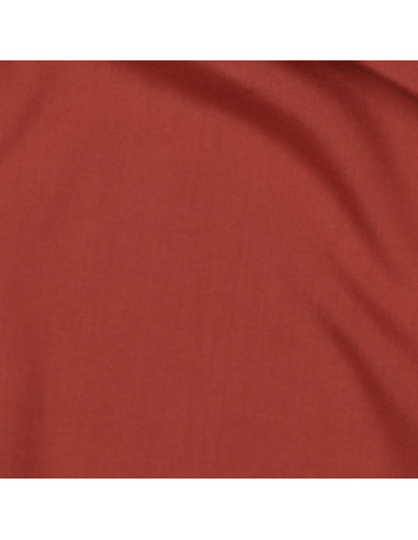 Tissu, Viscose Unie, Terracotta, Laize 142 cm, 100% Viscose 110g/m²