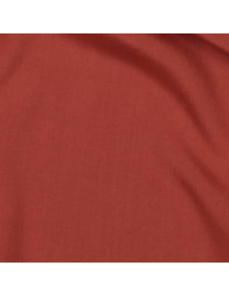 Tissu, Viscose Unie, Terracotta, Laize 142 cm, 100% Viscose 110g/m²