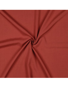 Viscose unie Radiance, terracotta